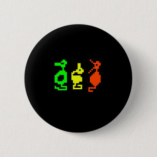 Badge Rond 5 Cm Jeu vidéo rétro 8 bits Aventure Dragon