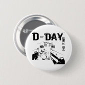 Badge Rond 5 Cm JEUDI 6 juin 1944 (Devant & derrière)