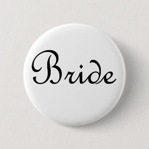 Badge Rond 5 Cm Jeune mariée
