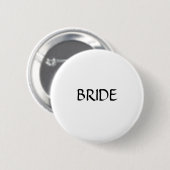 Badge Rond 5 Cm JEUNE MARIÉE - bouton (Devant & derrière)