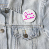 Badge Rond 5 Cm Jeune mariée d'équipe (En situation)