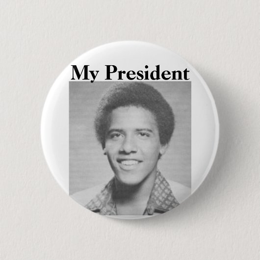 Badge Rond 5 Cm Jeunes poules Obama (Devant)