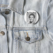 Badge Rond 5 Cm Jeunes poules Obama (En situation)