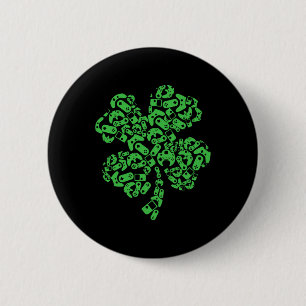 Badge Rond 5 Cm Jeux Vidéo Trèfle Hommes Garçons Enfants St Patric