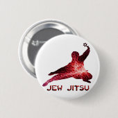 Badge Rond 5 Cm Jew Jitsu (Devant & derrière)