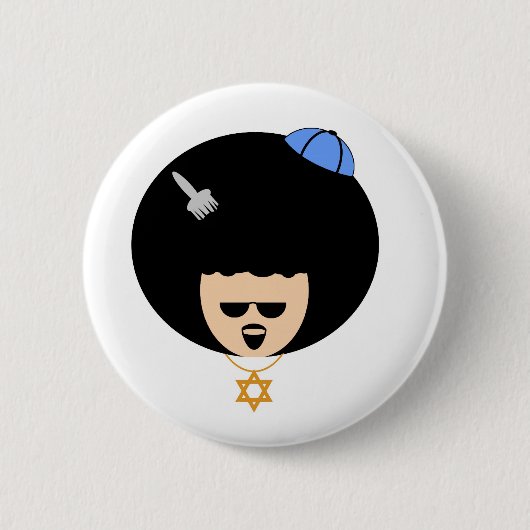 Badge Rond 5 Cm Jewfro (Devant)