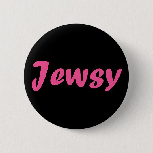 Badge Rond 5 Cm Jewsy (comme dans "juteux") (Devant)