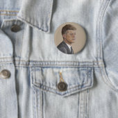 BADGE ROND 5 CM JFK (En situation)