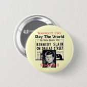 Badge Rond 5 Cm JFK A TUÉ le bouton (Devant & derrière)