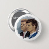 Badge Rond 5 Cm JFK et RFK (Devant & derrière)