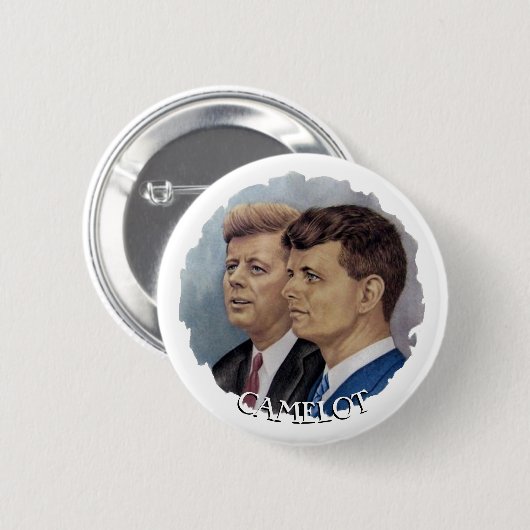 Badge Rond 5 Cm JFK et RFK (Devant & derrière)