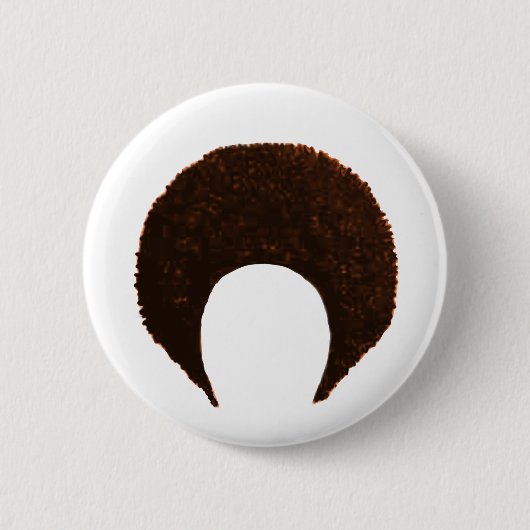 Badge Rond 5 Cm jGibney orange d'Afro les cadeaux de Zazzle de (Devant)
