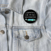 Badge Rond 5 Cm J'Identifie Comme Vacciné (En situation)