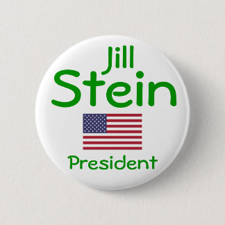 Badge Rond 5 Cm Jill Stein pour le président Parti Vert 2012