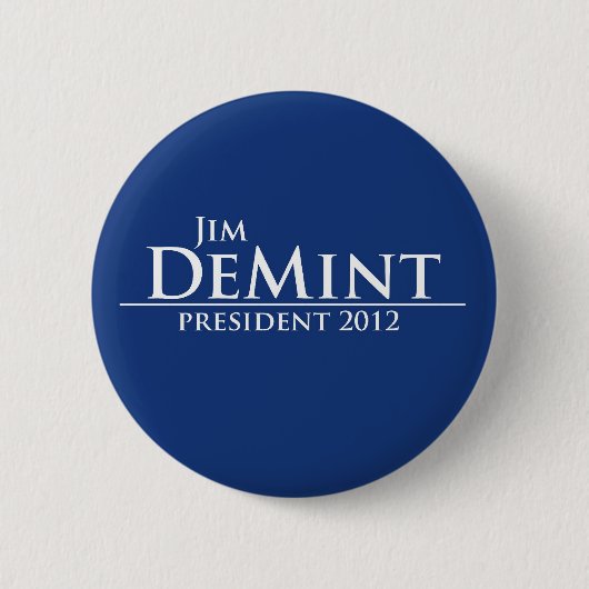 Badge Rond 5 Cm JIM DeMint pour le président 2012 (Devant)