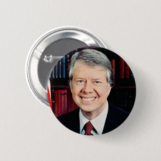Badge Rond 5 Cm Jimmy Carter (Devant & derrière)