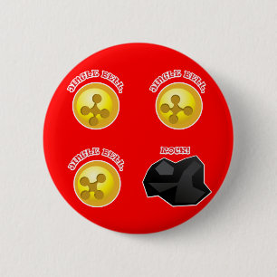 Badge Rond 5 Cm Jingle Bell, Jingle Bell, Jingle Bell, roche !