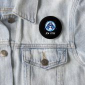 Badge Rond 5 Cm Jitsu Karate Funny Hanukkah (En situation)
