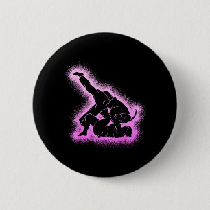 Badge Rond 5 Cm Jiu-Jitsu Brésilien Femmes Filles Jiujitsu BJJ