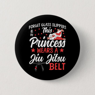 Badge Rond 5 Cm Jiu Jitsu Rétro Vintage Oubliez Ces Pantoufles de