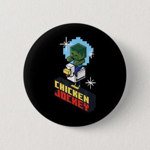 Badge Rond 5 Cm Jockey Jockey Jockey Jockey Jockey Pixel Graphisme