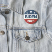 Badge Rond 5 Cm Joe Biden 2020 (En situation)