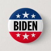 Badge Rond 5 Cm Joe Biden 2024 - Des Étoiles Simples Peuvent Chang (Devant)