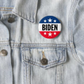Badge Rond 5 Cm Joe Biden 2024 - Des Étoiles Simples Peuvent Chang (En situation)