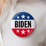 Badge Rond 5 Cm Joe Biden 2024 - Des Étoiles Simples Peuvent Chang<br><div class="desc">Un design amusant avec le nom de Biden aux couleurs bleu et rouge. Pour les utilisateurs avancés,  vous pouvez accéder à la zone d'édition et modifier toutes les couleurs. Il est candidat aux élections de 2024 dans la primaire démocrate. Consultez notre magasin pour d'autres candidats et campagnes.</div>