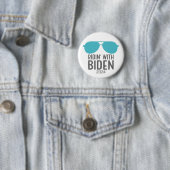 Badge Rond 5 Cm Joe Biden 2024 - Ridin' with Biden (En situation)