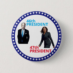 Badge Rond 5 Cm Joe Biden 46e Président