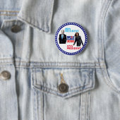 Badge Rond 5 Cm Joe Biden 46e Président (En situation)