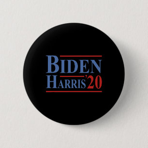 Badge Rond 5 Cm Joe Biden Kamala Harris Président Démocrate Libéra