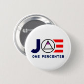 Badge Rond 5 Cm Joe Biden One Percenter (Devant & derrière)