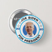Badge Rond 5 Cm Joe Biden pour le président 2020 (Devant & derrière)