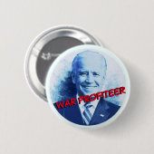 Badge Rond 5 Cm Joe Biden : Professeur de guerre (Devant & derrière)