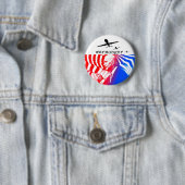 Badge Rond 5 Cm Joe Biden : Warmonger (En situation)