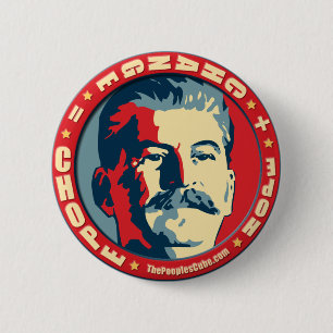 Badge Rond 5 Cm Joe Stalin - oncle : Bouton d'OHP