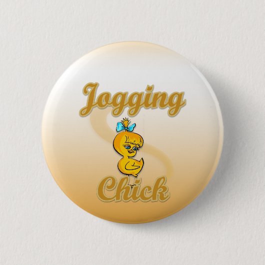 Badge Rond 5 Cm Jogging Chick (Devant)