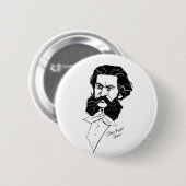 Badge Rond 5 Cm Johann Strauss Jr (Devant & derrière)