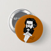 Badge Rond 5 Cm Johann Strauss Jr (Devant & derrière)