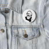 Badge Rond 5 Cm Johannes Brahms (En situation)