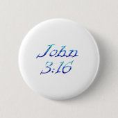 Badge Rond 5 Cm John 3:16 (Devant)