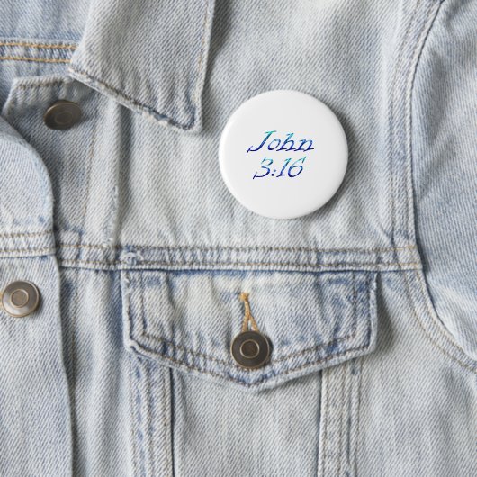 Badge Rond 5 Cm John 3:16 (En situation)