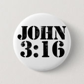 Badge Rond 5 Cm John 3:16 (Devant)
