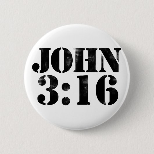 Badge Rond 5 Cm John 3:16 (Devant)