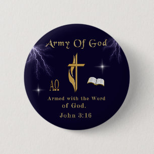 Badge Rond 5 Cm John 3:16