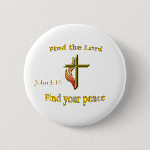 Badge Rond 5 Cm John 3:16