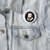 Badge Rond 5 Cm John Donne (En situation)
