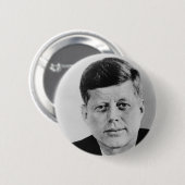 Badge Rond 5 Cm John F. Kennedy (Devant & derrière)